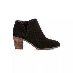 NEW Lucky Brand Parnesa Perforated Suede Bootie 6